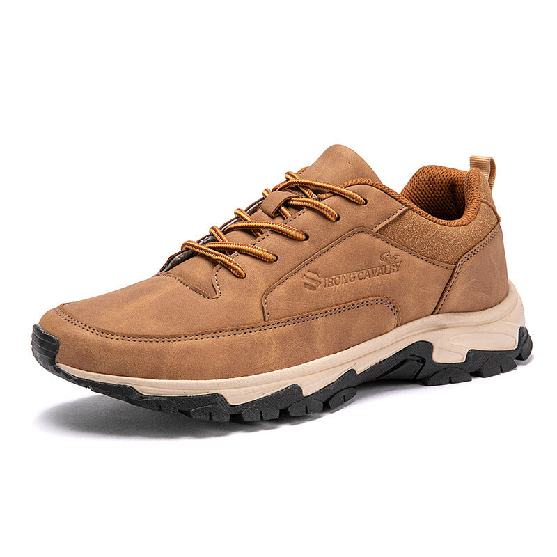 Men's waterproof leather sneakers