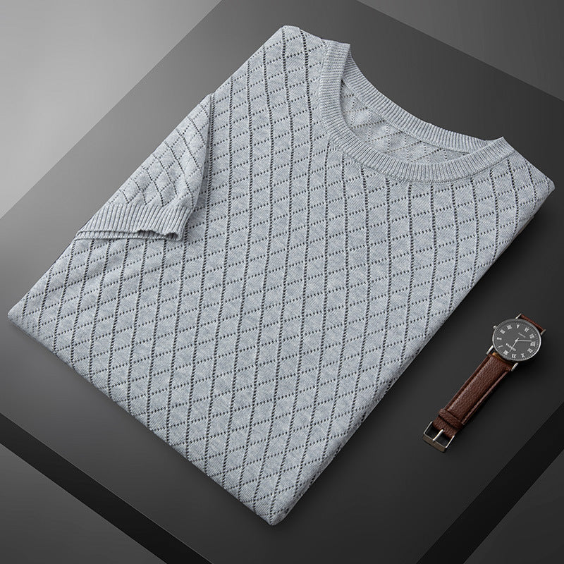 Men's short-sleeved cotton T-shirt