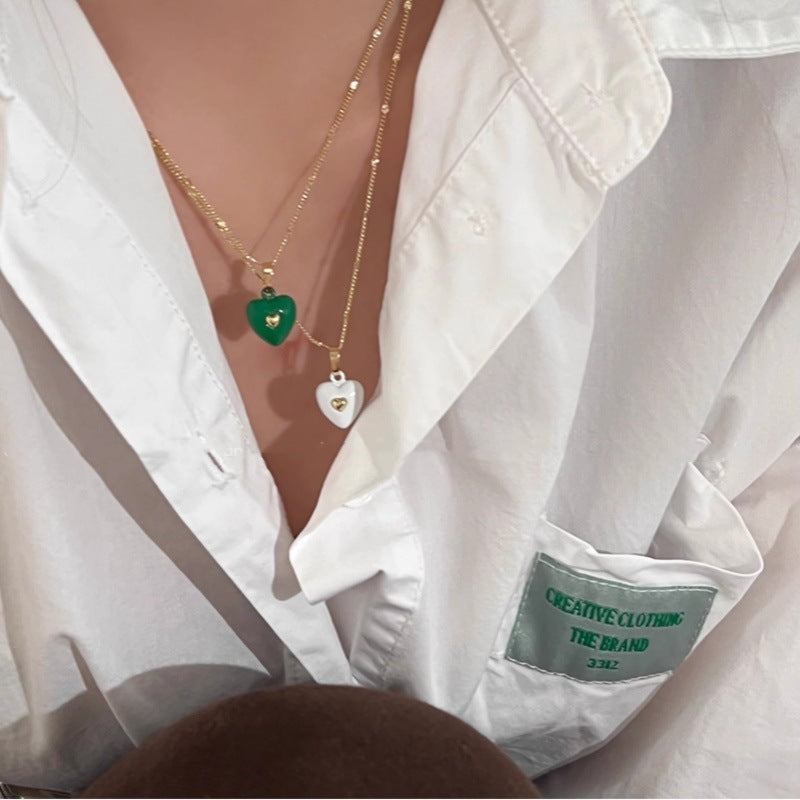 Colorful Love Heart Necklace