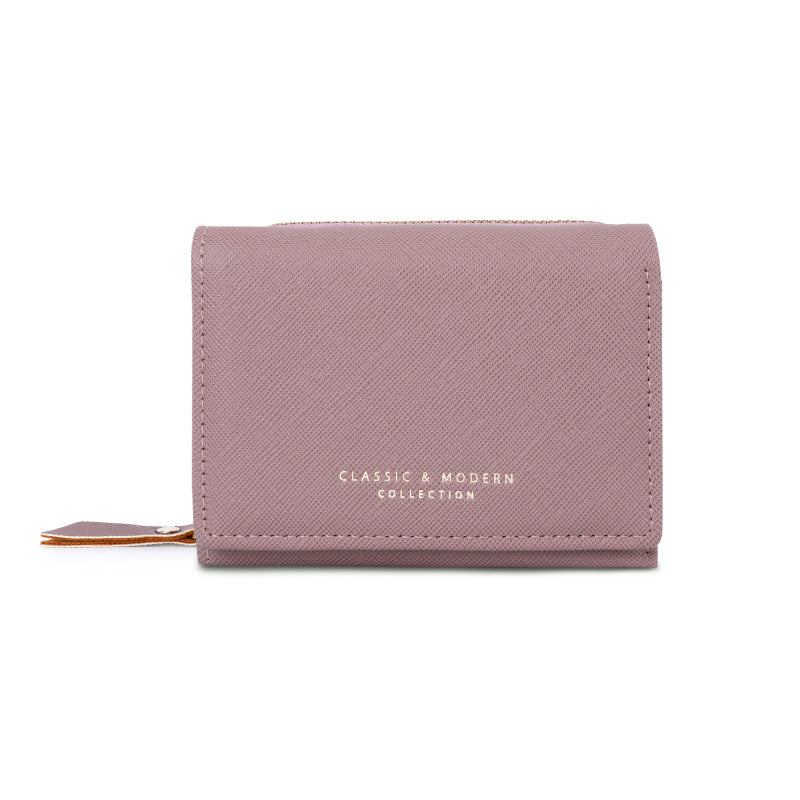 Women's New Three Cute Folding Crossed Coin Purse