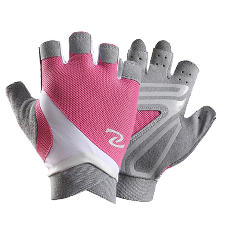 Women´s Fitness Training Shock-absorbing Half Finger Gloves