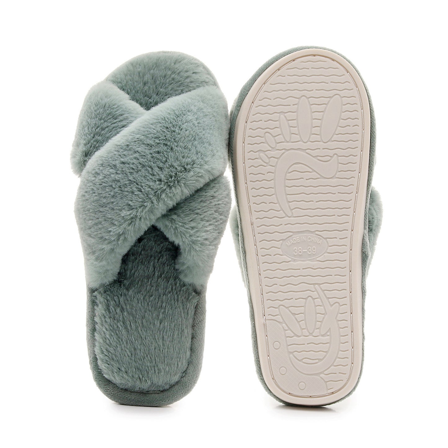 Women's wool slippers