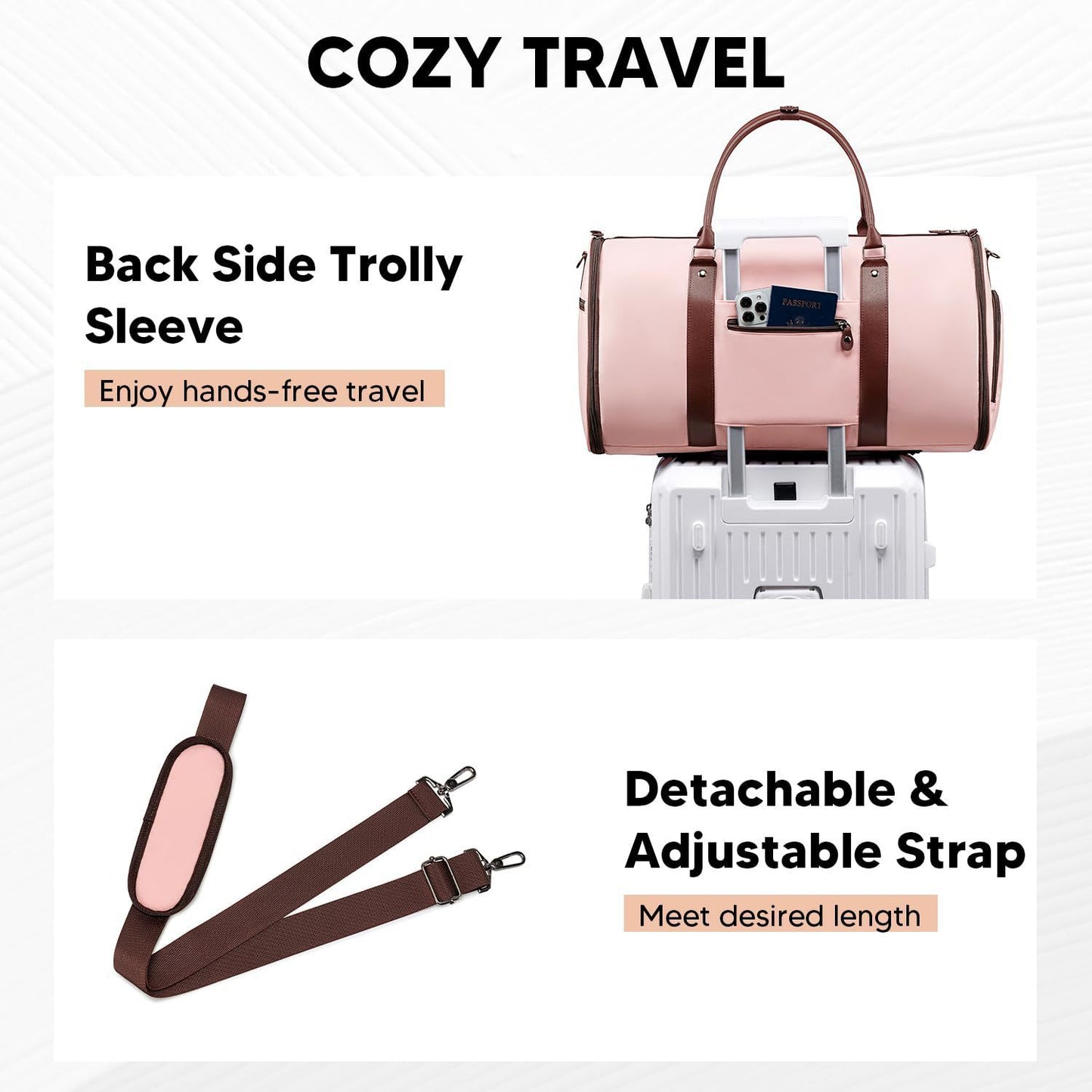 Women´s Travel Luggage Bag