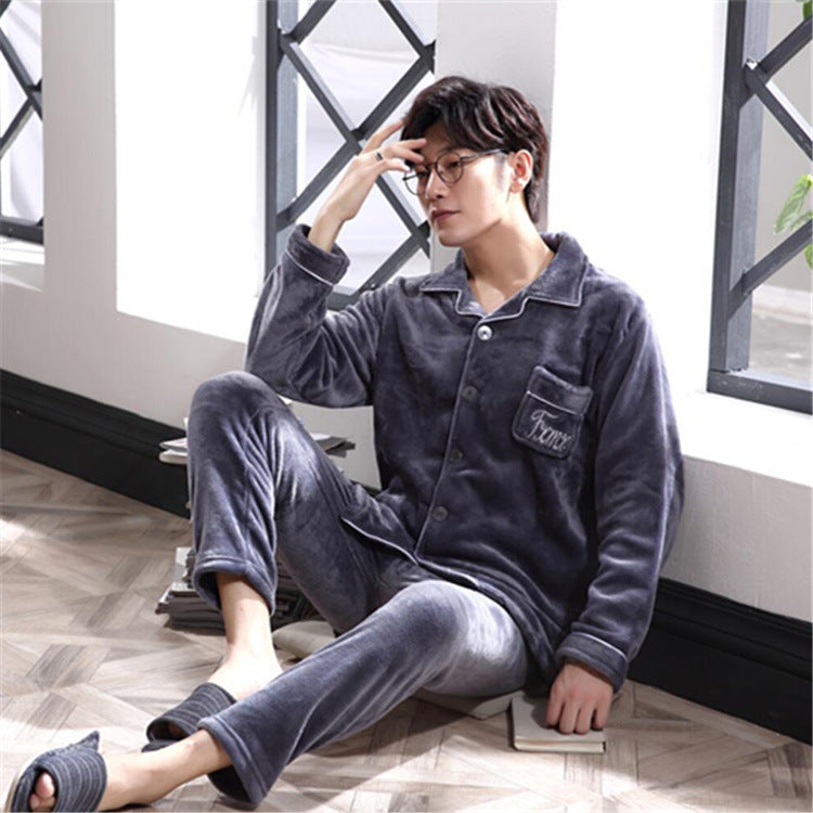 Men's warm casual homewear