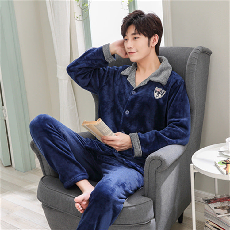 Men's warm casual homewear