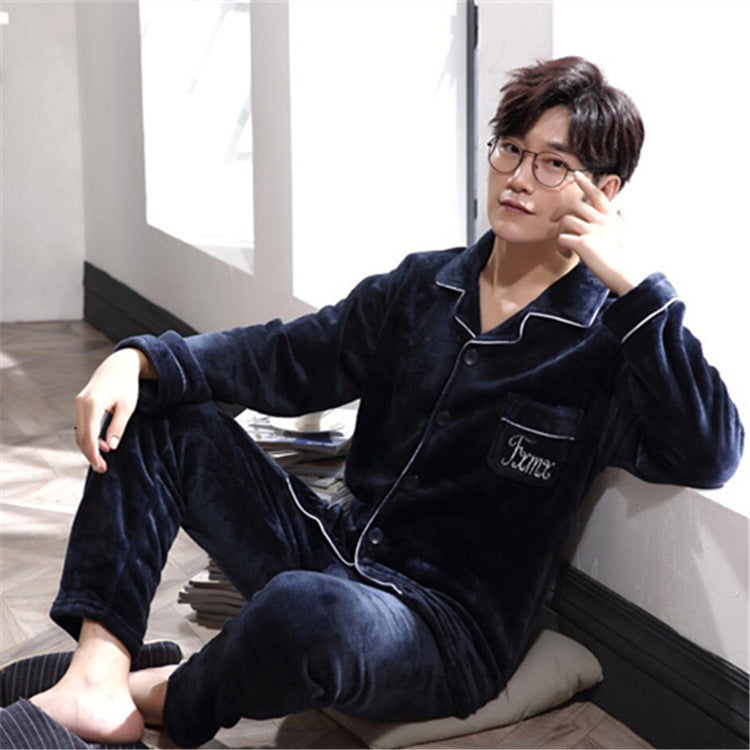 Men's warm casual homewear
