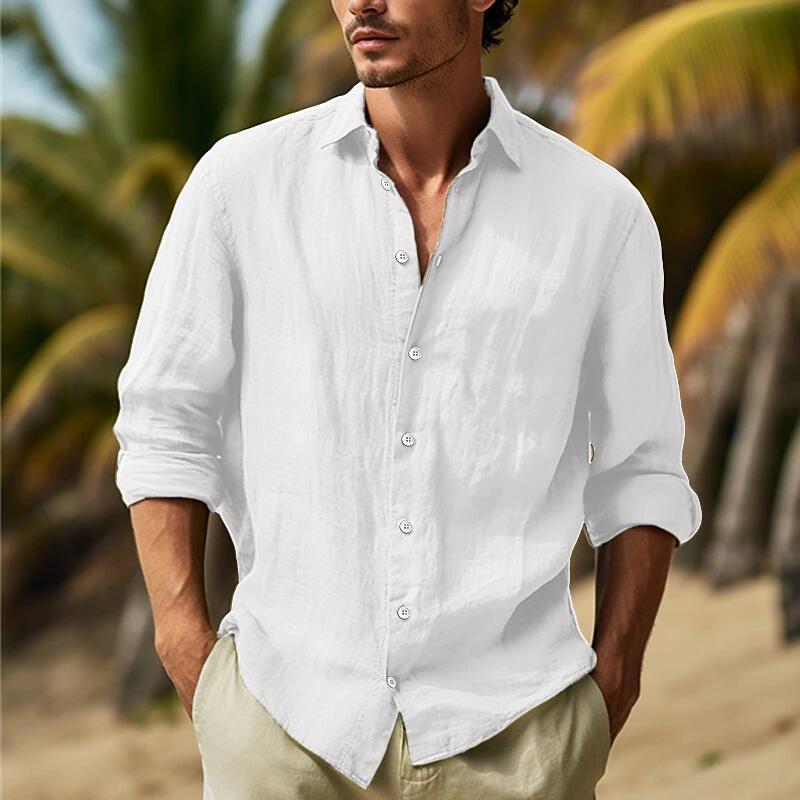 Men's Casual Solid Color Shirt