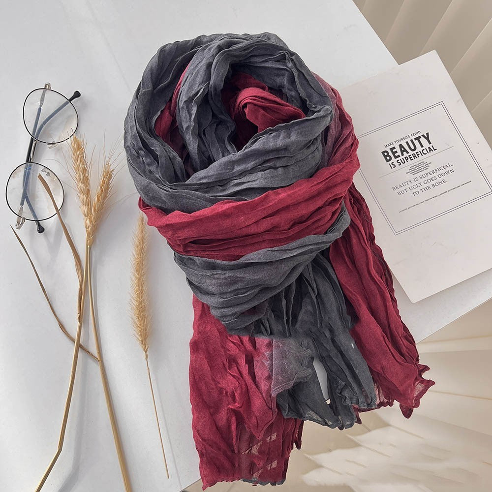 Men's And Women's Color Long Strip Cotton And Linen Feel
