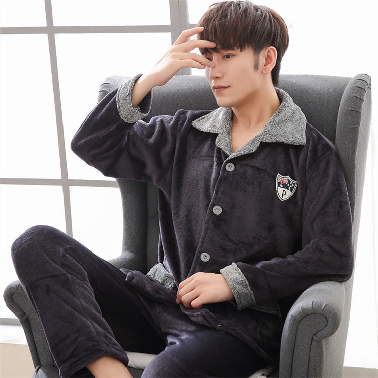 Men's warm casual homewear