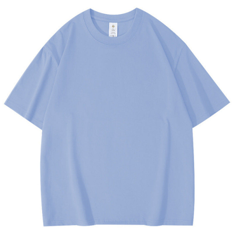 Loose-fitting round-neck T-shirt