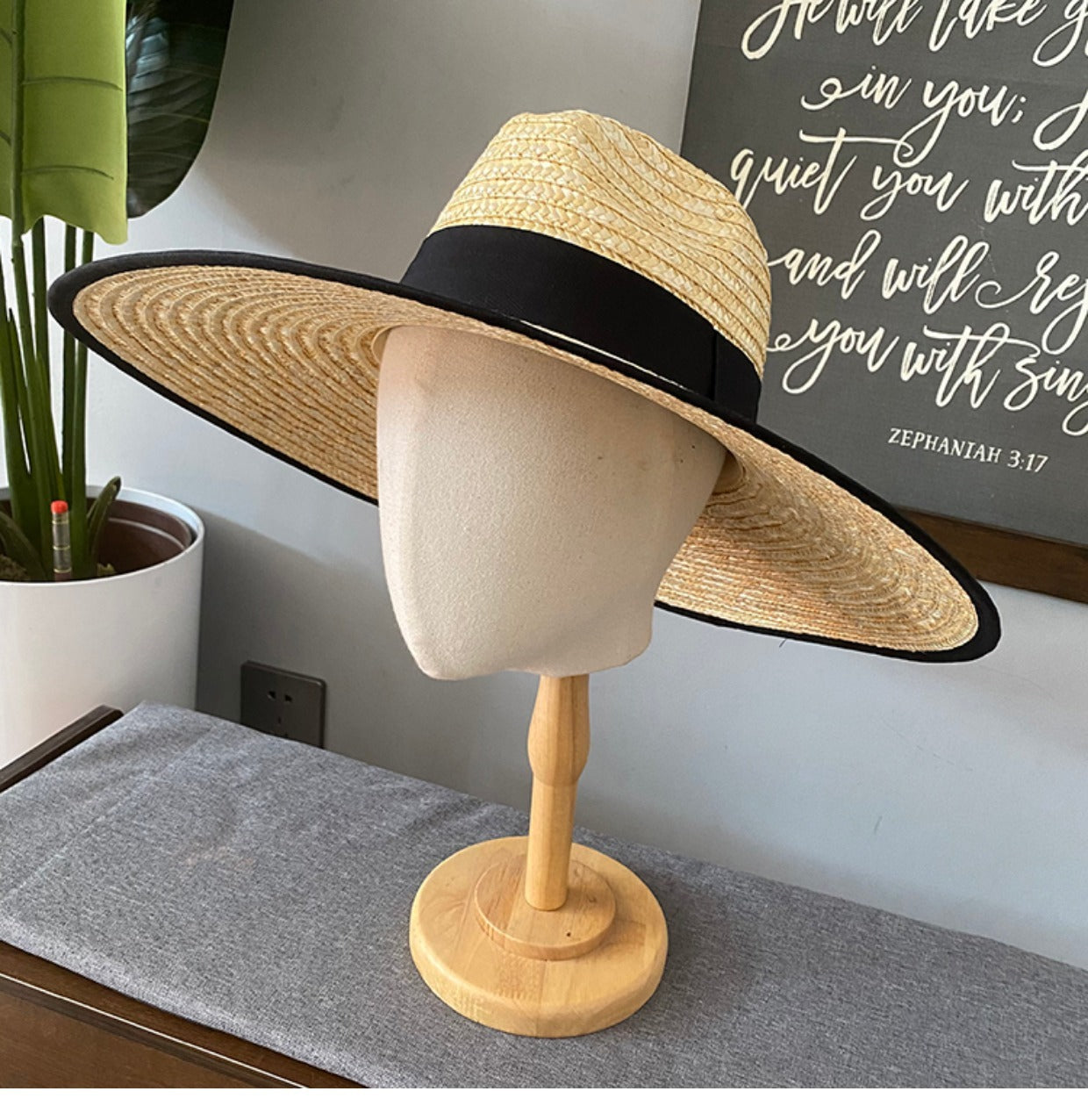 Women's Top Hat Big Brim French Retro