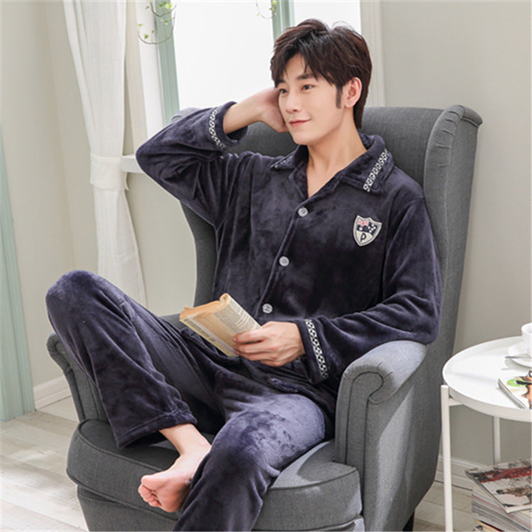 Men's warm casual homewear