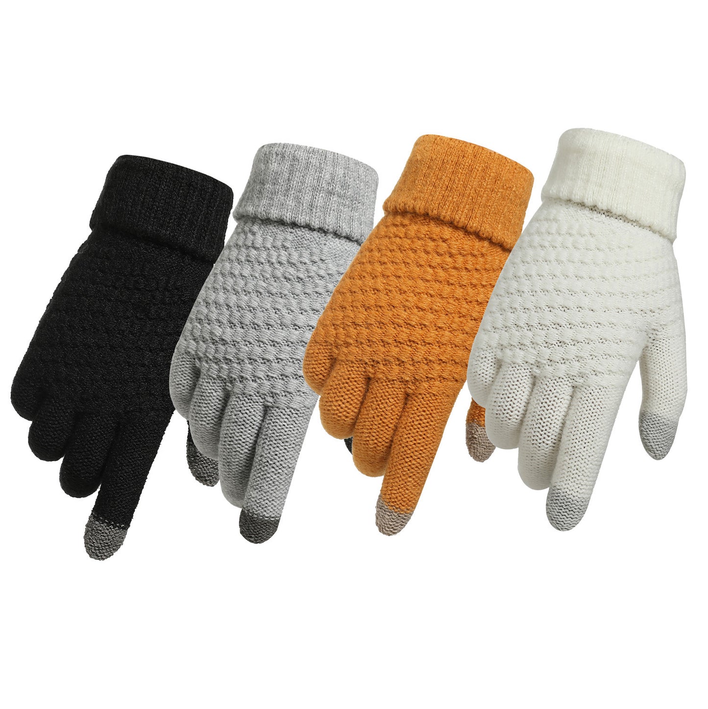 Men's and Women's gloves Cashmere-like Thickened Warm