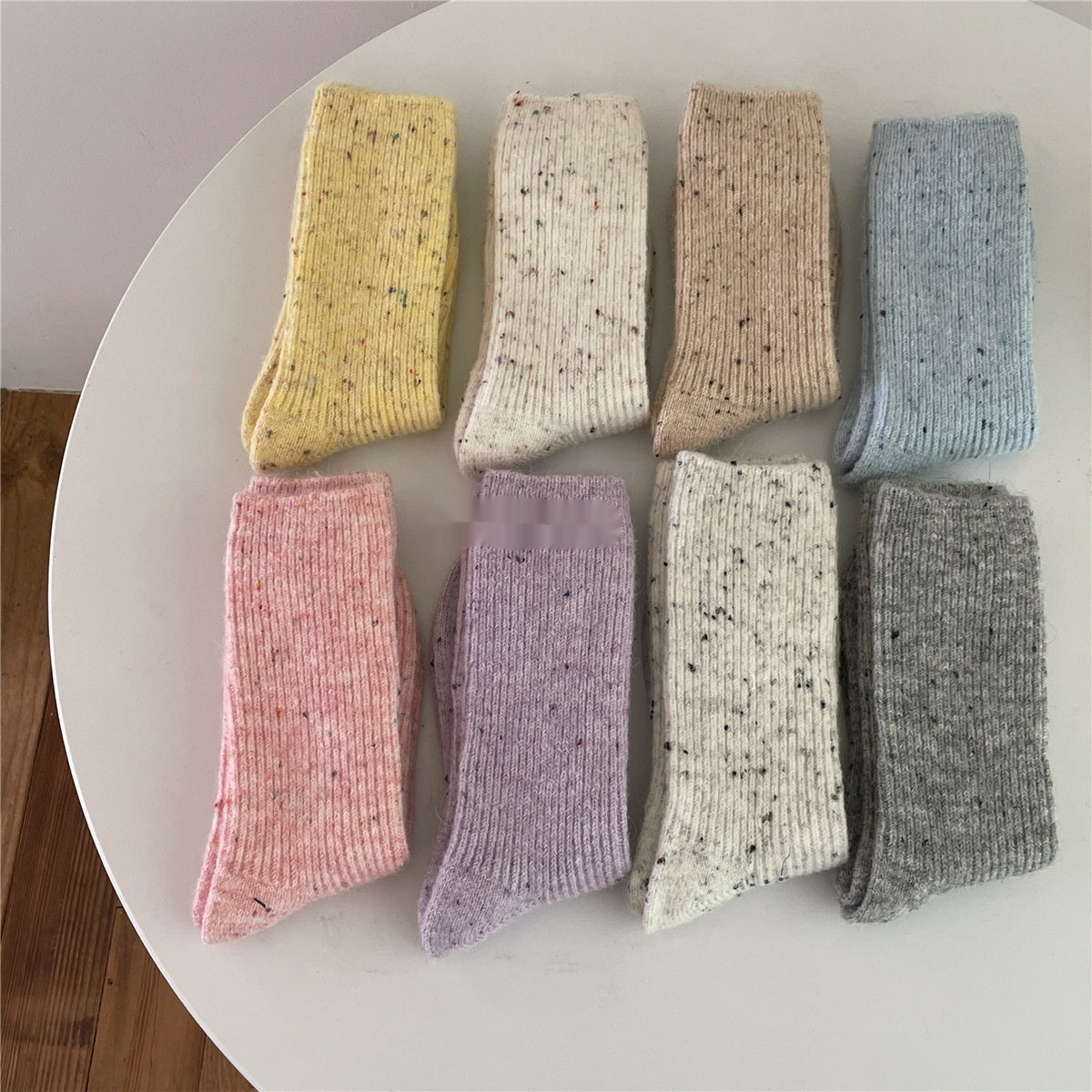 Women´s Socks Solid color Cashmere