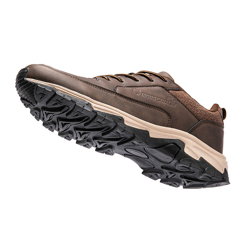 Men's waterproof leather sneakers