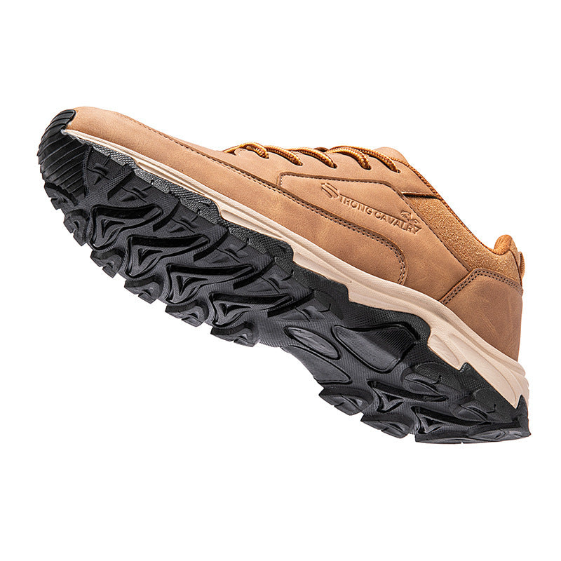 Men's waterproof leather sneakers