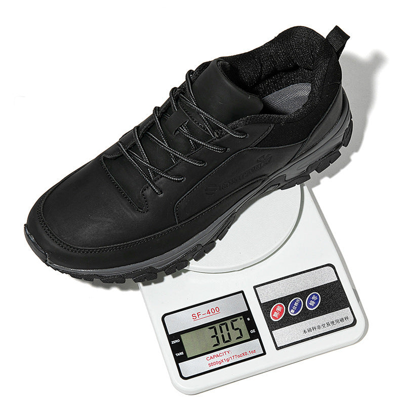 Men's waterproof leather sneakers