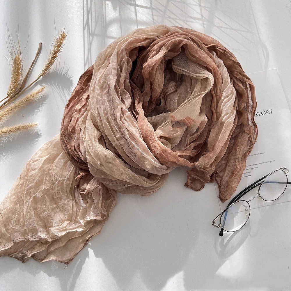 Men's And Women's Color Long Strip Cotton And Linen Feel
