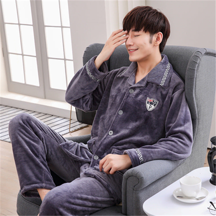 Men's warm casual homewear