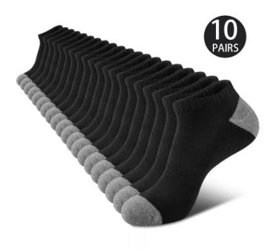 Men's low cotton ankle socks