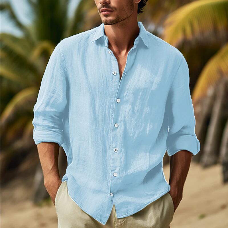 Men's Casual Solid Color Shirt