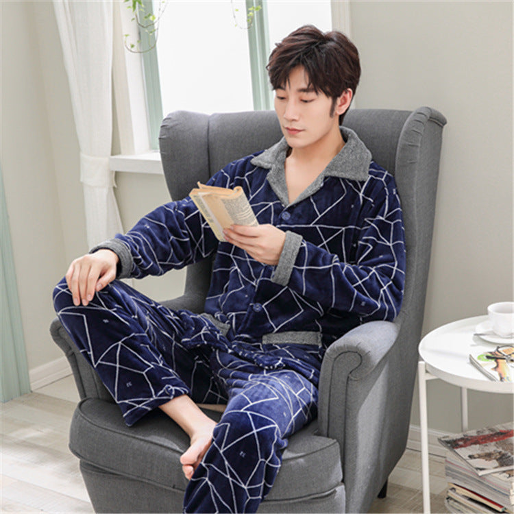 Men's warm casual homewear