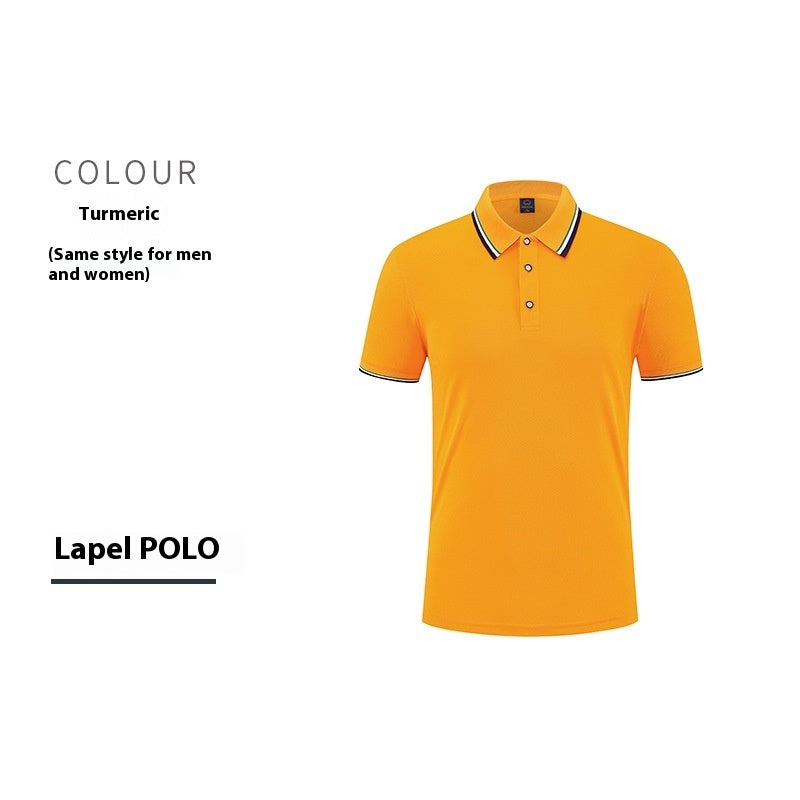 Short-sleeved cotton polo shirt