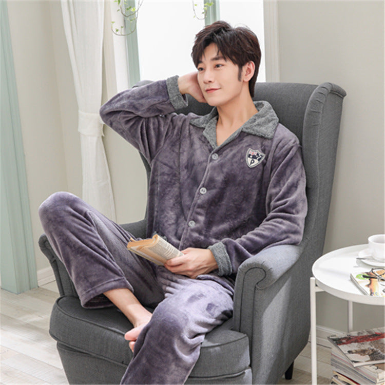 Men's warm casual homewear