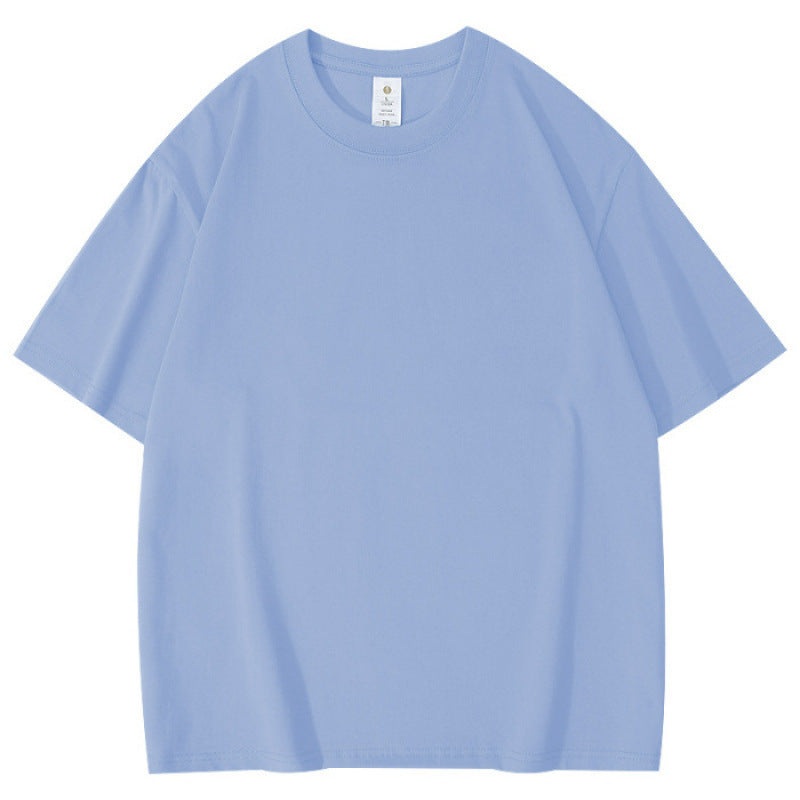 Round neck, short-sleeved T-shirt