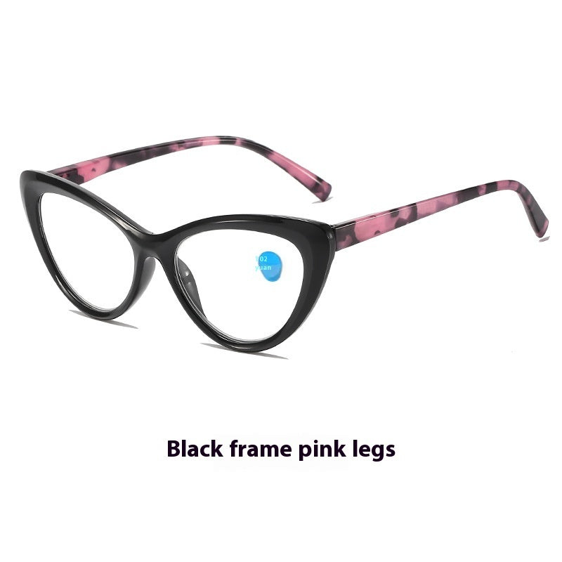 Women's Reading Glasses - Cat Eye Design with Blue Light Filter
