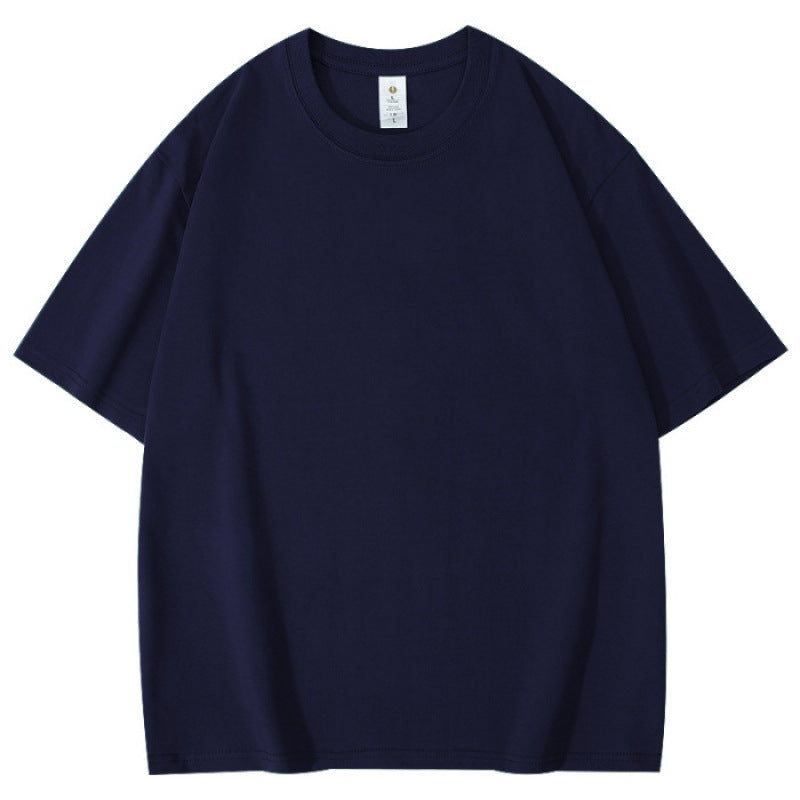 Loose-fitting round-neck T-shirt