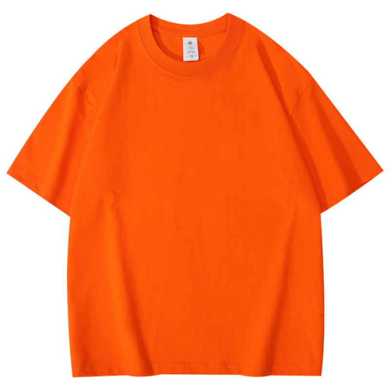 Round neck, short-sleeved T-shirt