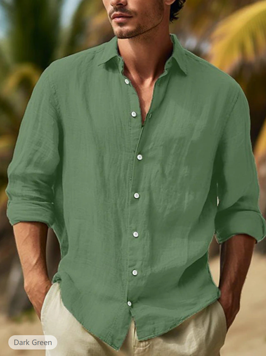 Men's Casual Solid Color Shirt