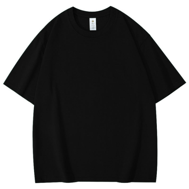 Loose-fitting round-neck T-shirt