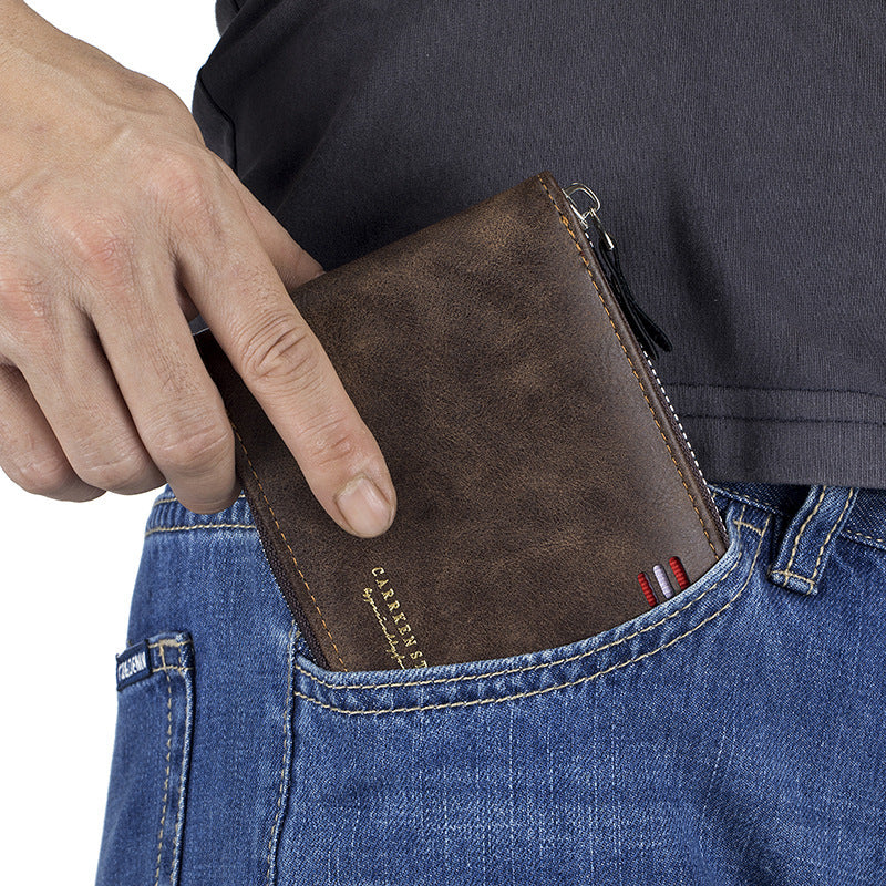 Men's Tri-fold Multifunctional Wallet