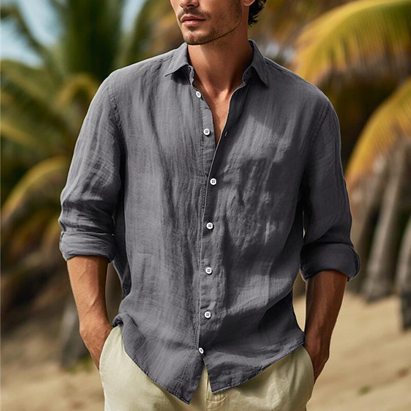 Men's Casual Solid Color Shirt