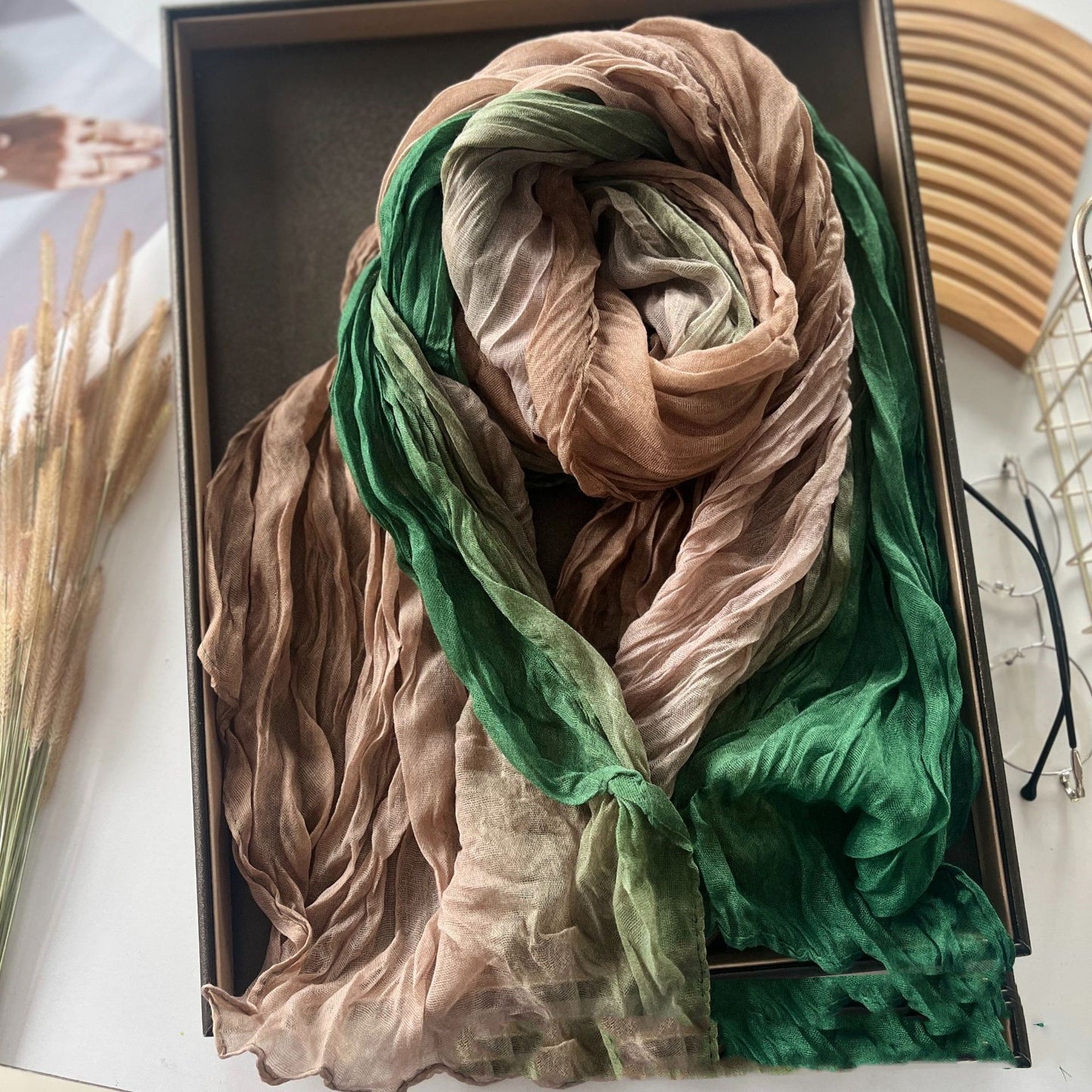Men's And Women's Color Long Strip Cotton And Linen Feel