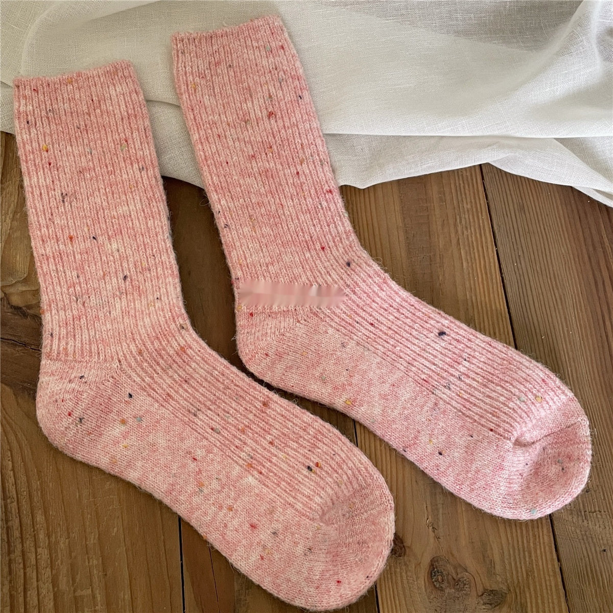 Women´s Socks Solid color Cashmere