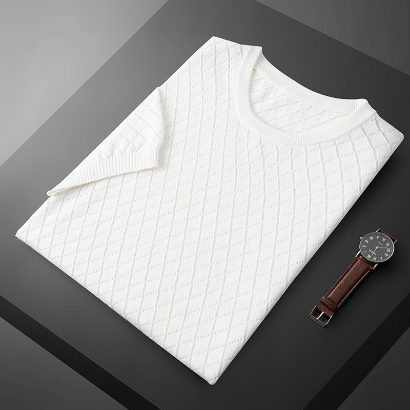 Men's short-sleeved cotton T-shirt