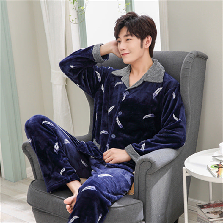 Men's warm casual homewear