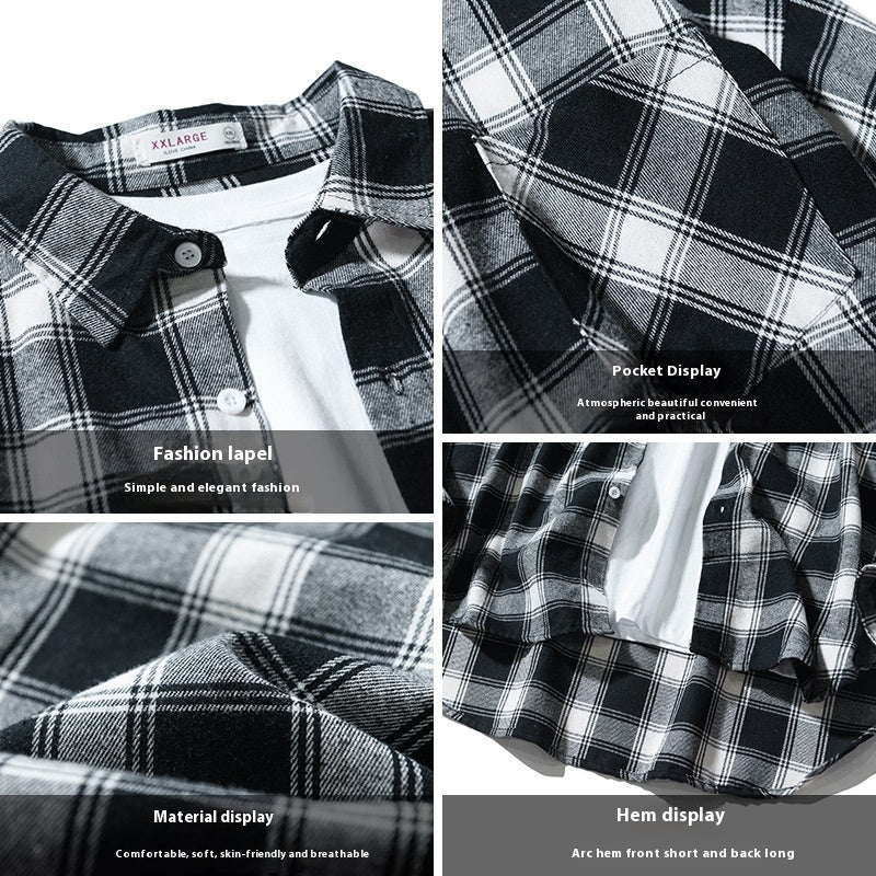 Men's plaid shirt