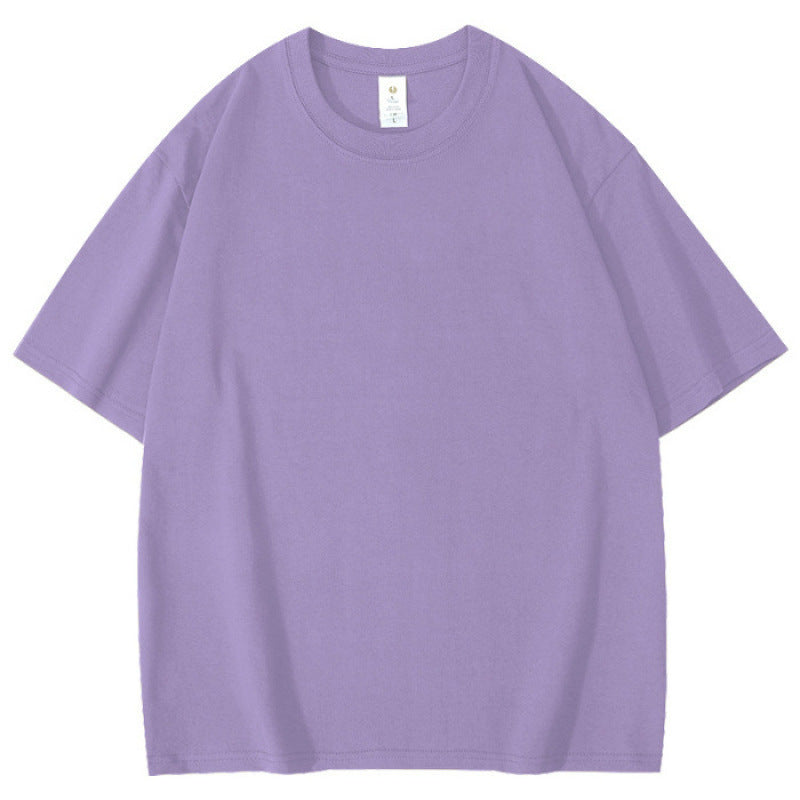 Round neck, short-sleeved T-shirt