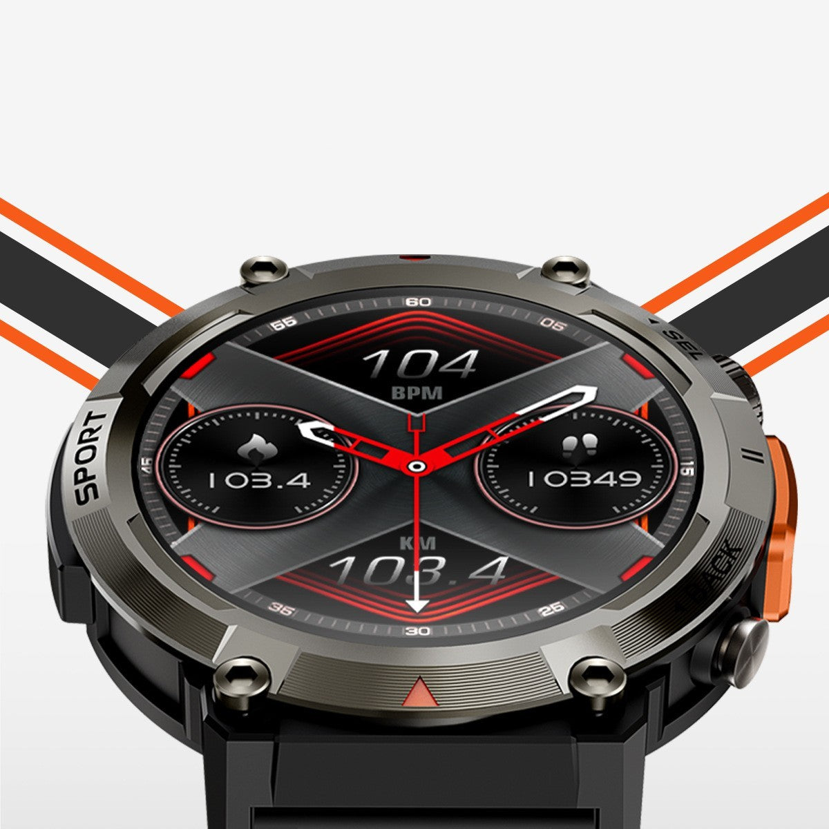 Unisex sports and health smartwatch