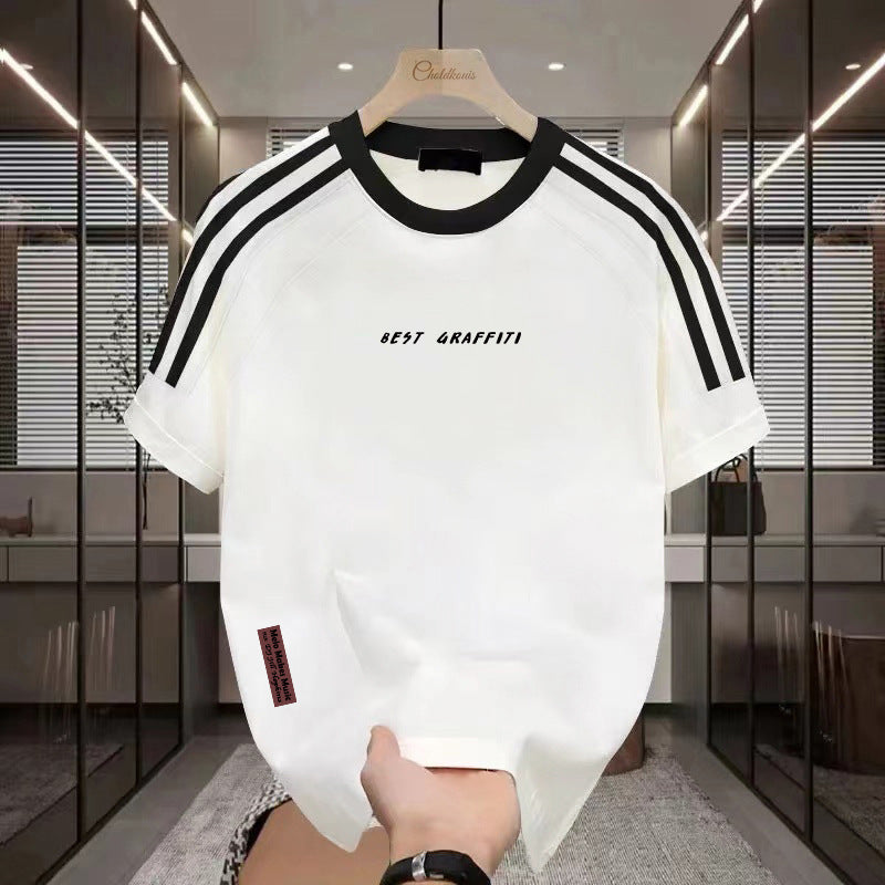Men's T-shirt Cotton Half Sleeve