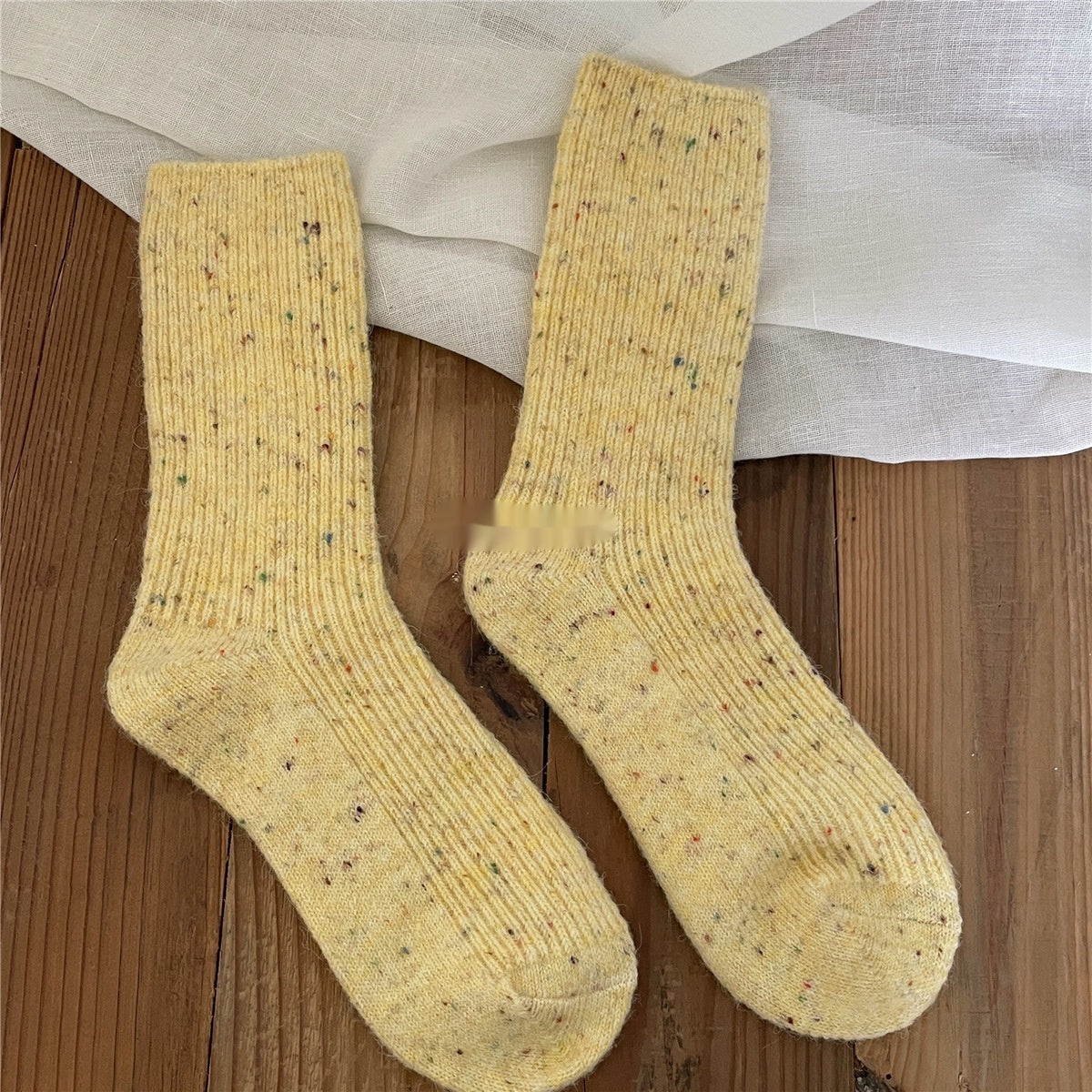 Women´s Socks Solid color Cashmere