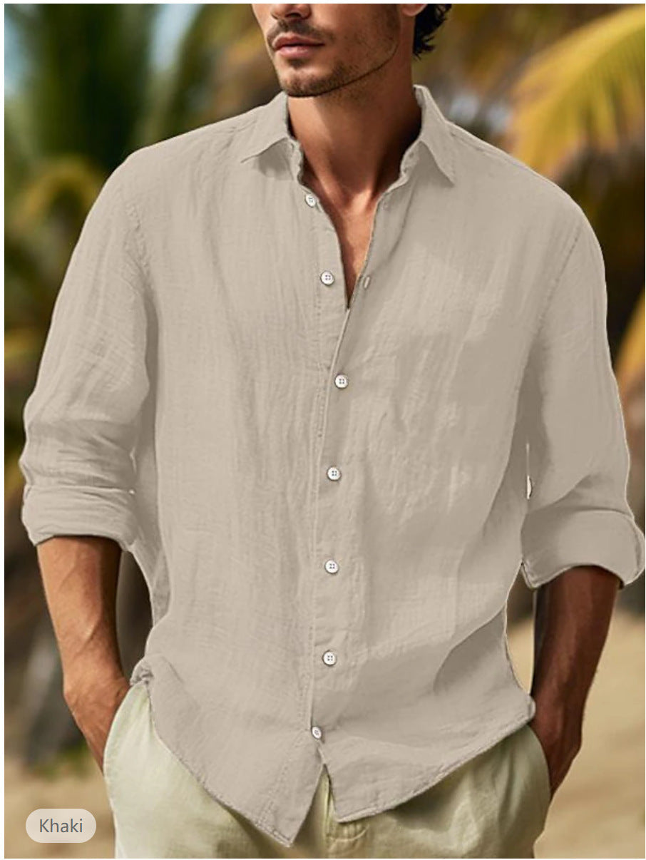 Men's Casual Solid Color Shirt
