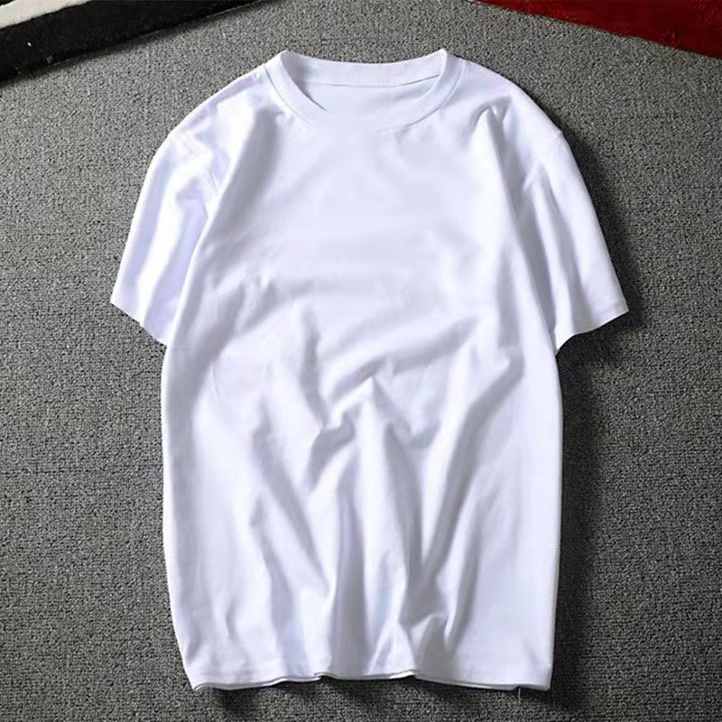 Casual Round Neck Plus Size Bottoming Shirt Men's Short Sleeve