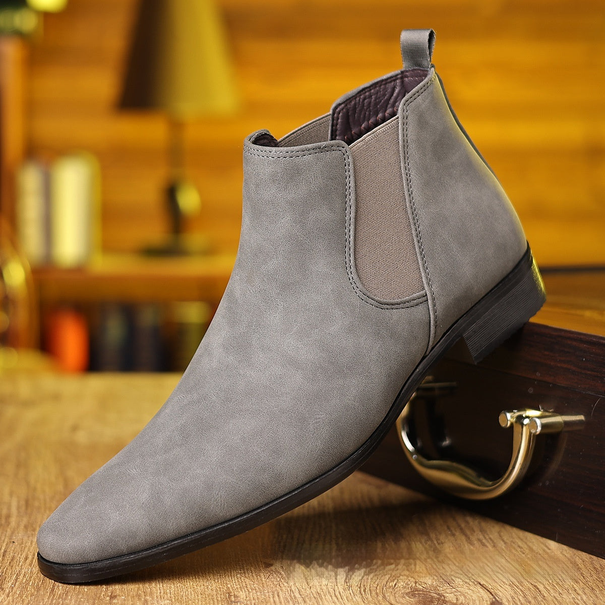 Men's British Style Leather Boots
