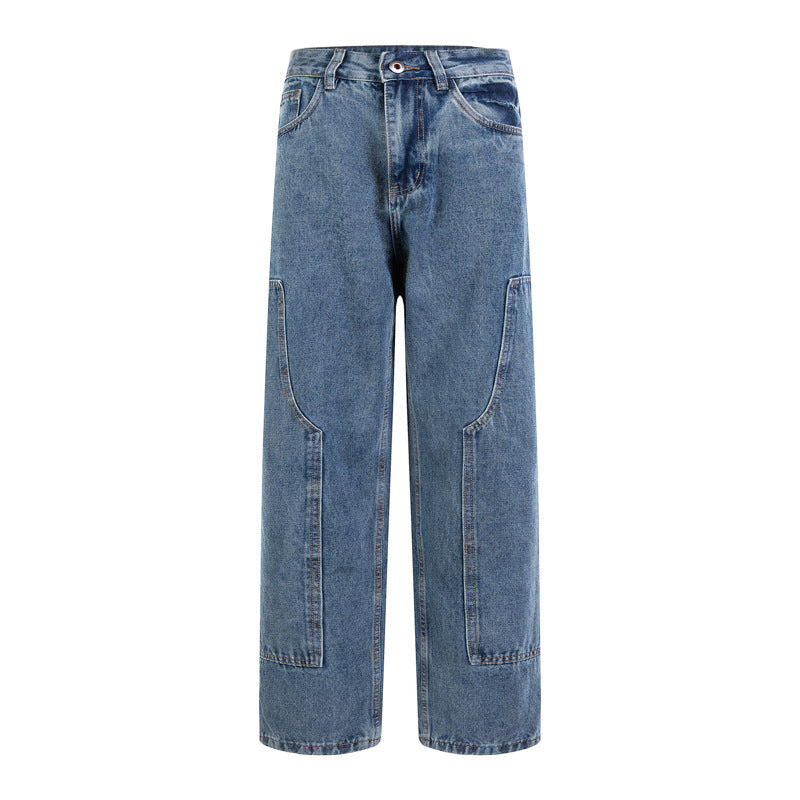 Branded baggy jeans