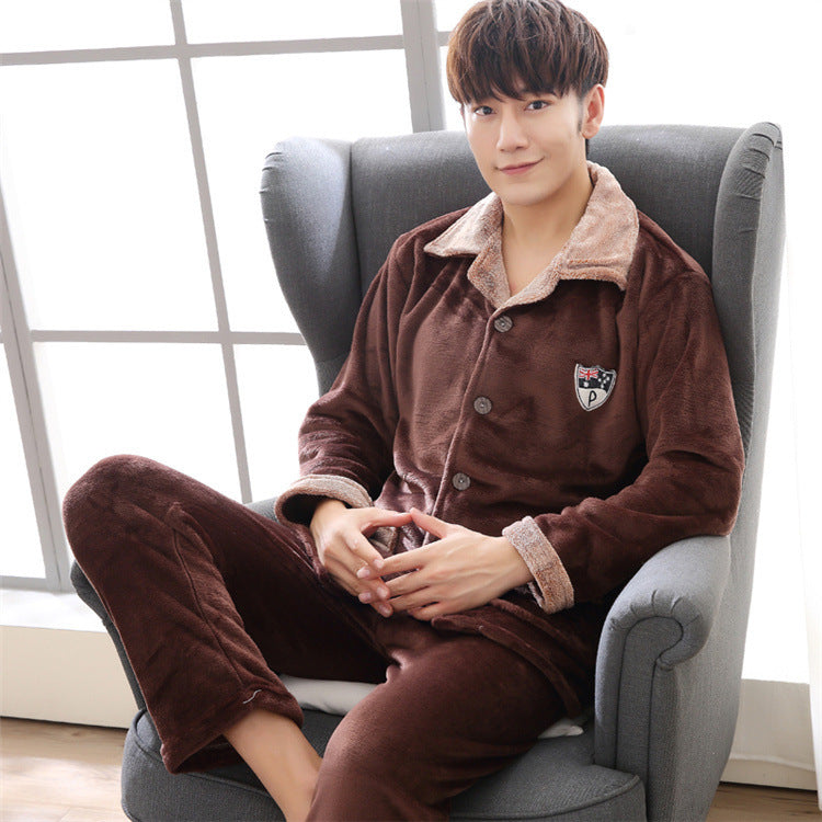 Men's warm casual homewear